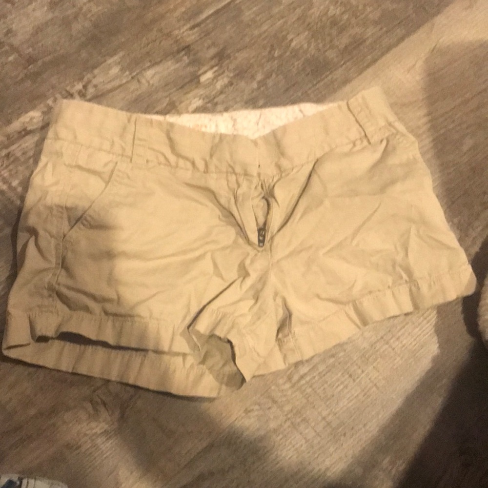 J crew chino khaki shorts